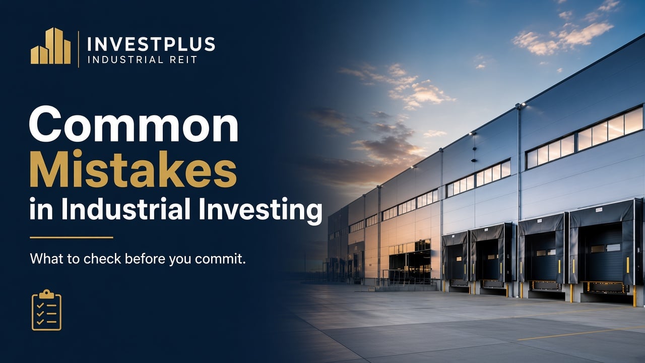 Industrial real estate investing â€” common mistakes to avoid