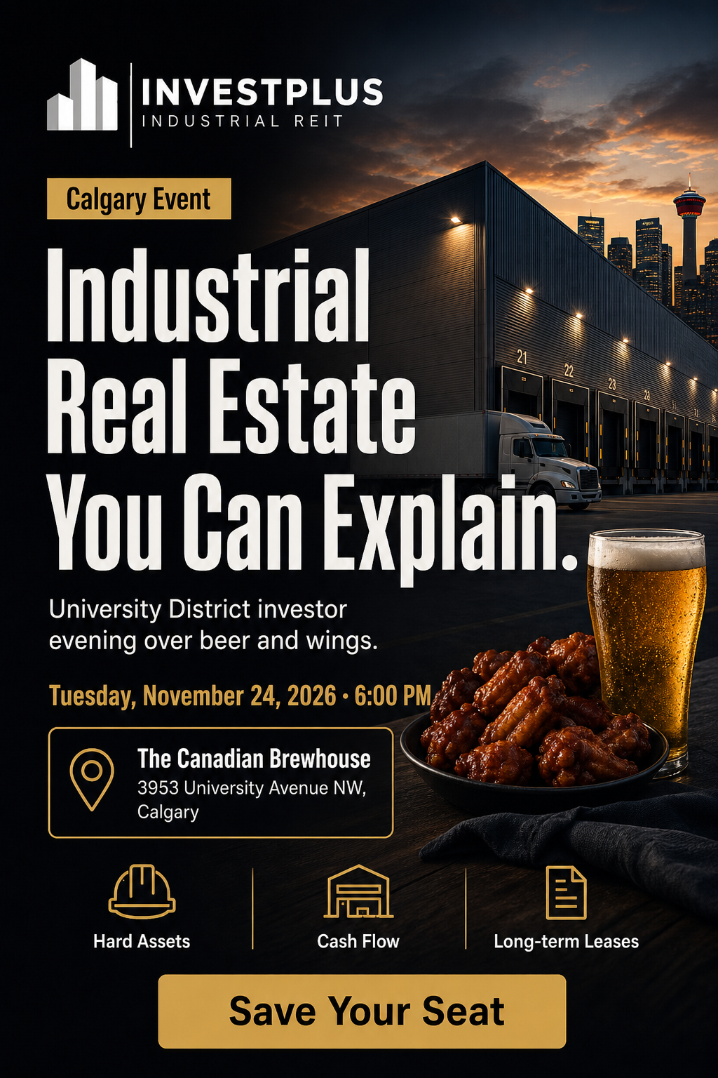Calgary Beer and Wings event flyer