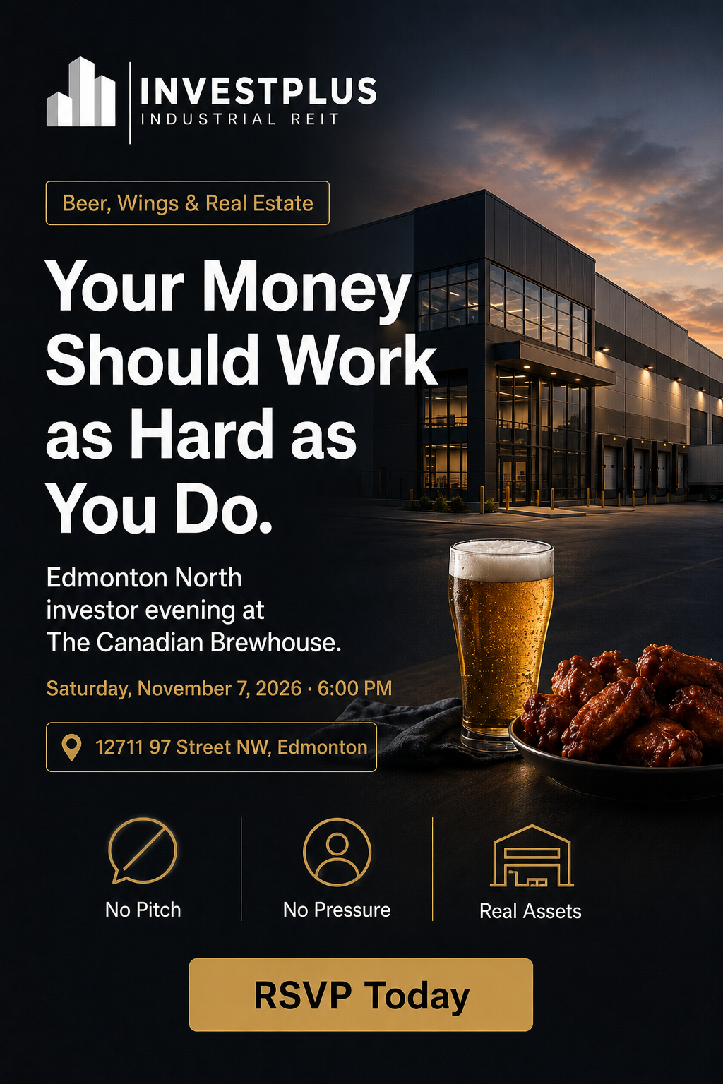 Edmonton Beer and Wings event flyer