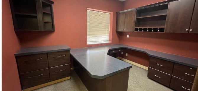 Second-floor executive office